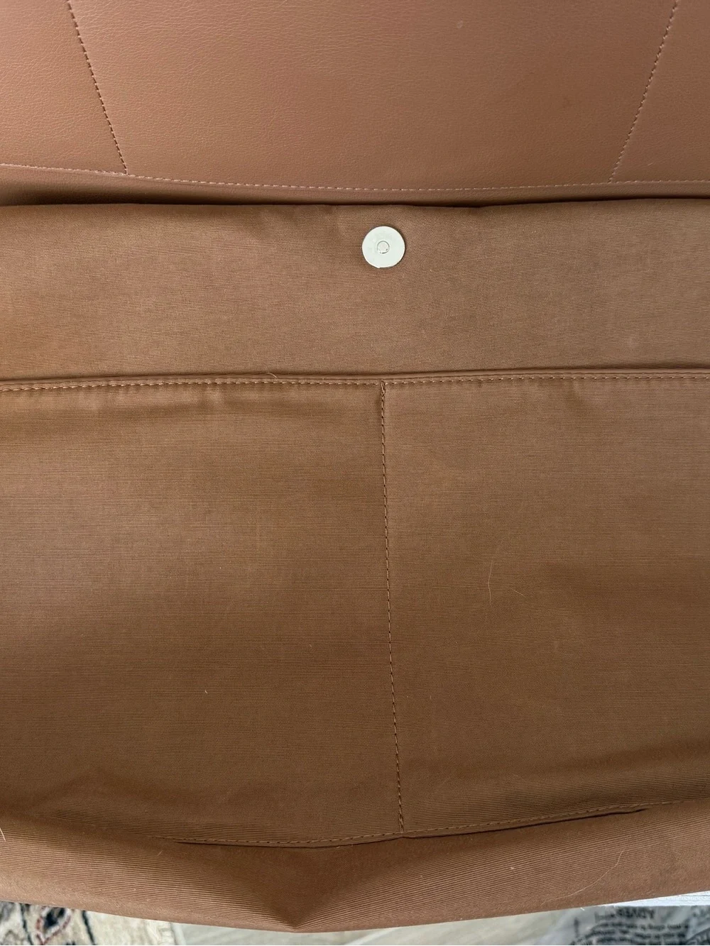 CALPAK Haven 16 Laptop Tote Bag Toffee Brown Tan Work Travel Commuter Office